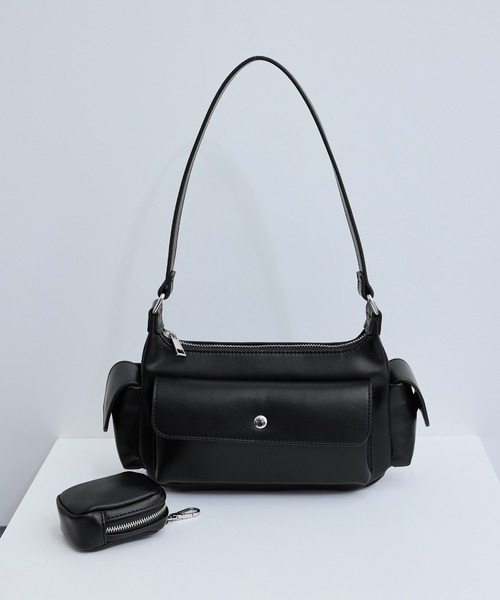 LE CERCLE par rope' ハンドバッグ 「ミニポーチ付き」ディメン