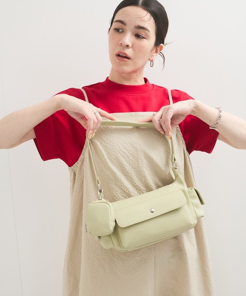 LE CERCLE par rope' ハンドバッグ 「ミニポーチ付き」ディメン