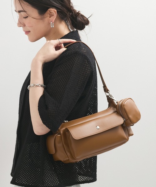 LE CERCLE par rope' ハンドバッグ 「ミニポーチ付き」ディメン