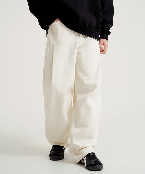 WV PROJECT パンツ 「WV PROJECT」Lead line cotton pants