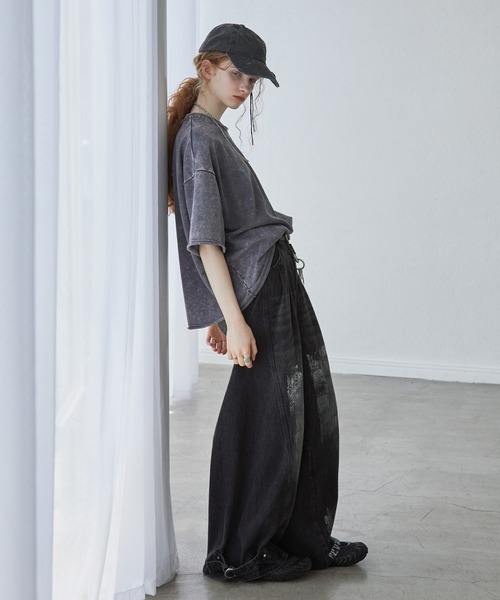Spielio】vintage like wide flare pants/ヴィンテージライク
