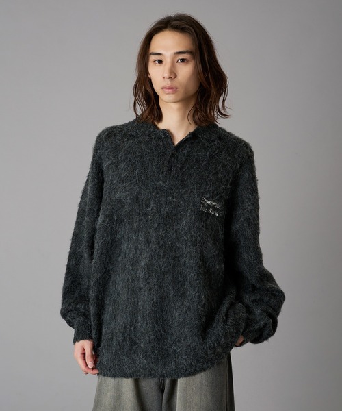 Polo by Ralph Lauren モヘアセーター M モヘヤ kutir（クティール） セーター ニット MOHAIR BLEND KNIT POLO/モヘア