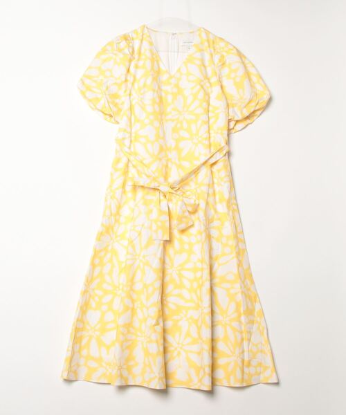 Banana Republic ☆ パフスリーブ ミディドレス エレガント BANANA REPUBLIC ワンピース FACTORY STORE パフスリーブ
