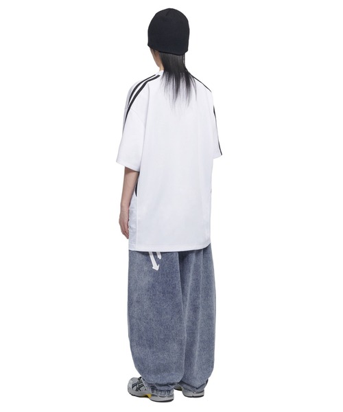 tシャツ A'GEM/9 × .kom「NOMANUAL/ノーマニュアル」SWEEP BASEBALL JERSEY/スウィープ ベースボールジャージ NOMANUAL tシャツ A'GEM/9 × .kom「NOMANUAL/ノーマニュアル