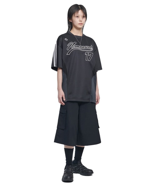 tシャツ A'GEM/9 × .kom「NOMANUAL/ノーマニュアル」SWEEP BASEBALL JERSEY/スウィープ ベースボールジャージ NOMANUAL tシャツ A'GEM/9 × .kom「NOMANUAL/ノーマニュアル