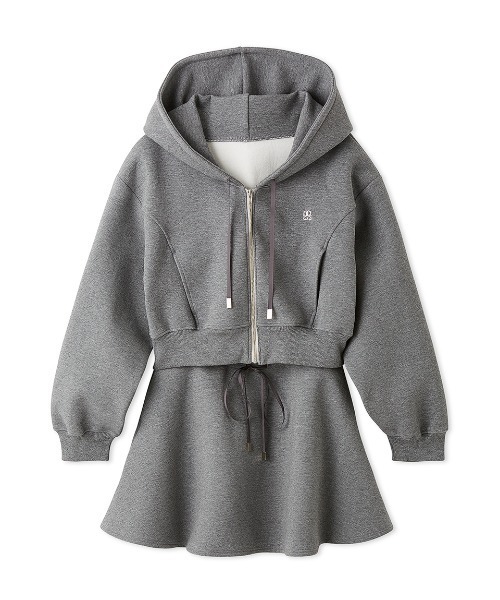 snidel ボンディングスウェットセット グレー SNIDEL｜スウェットミニセットアップ | Rakuten Fashion(楽天