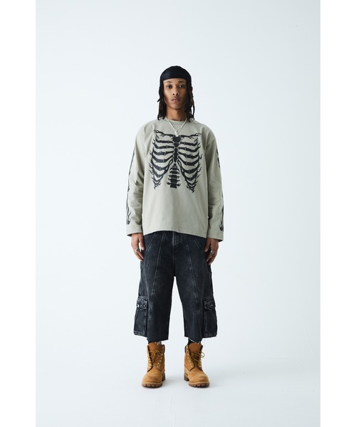 supplier ショーツデニム Tribal Rhinestone Denim Shorts｜SUPPLIER｜ショートパンツ