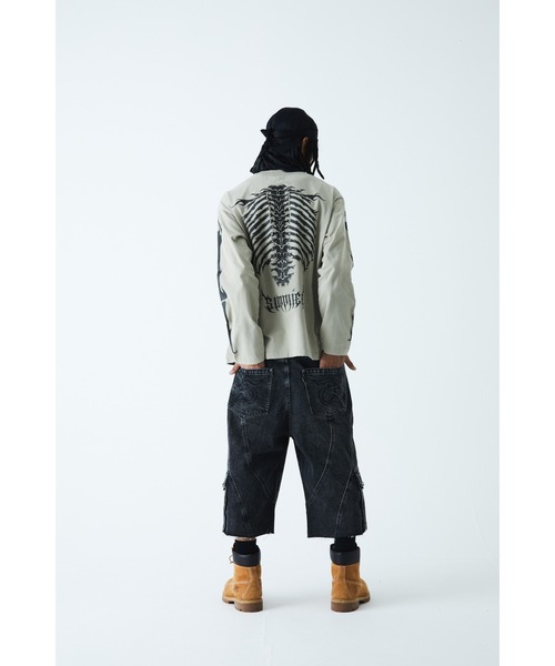 supplier ショーツデニム Tribal Rhinestone Denim Shorts｜SUPPLIER｜ショートパンツ