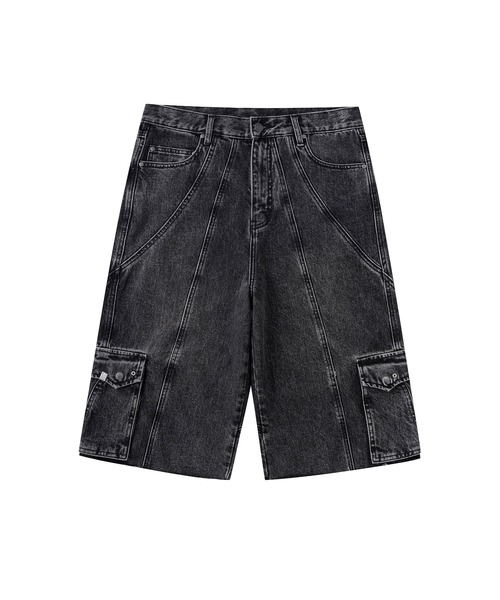 パンツ supplier cross leather patch baggy denim Cross Leather Patch Baggy Denim Pants｜SUPPLIER｜デニムパンツ