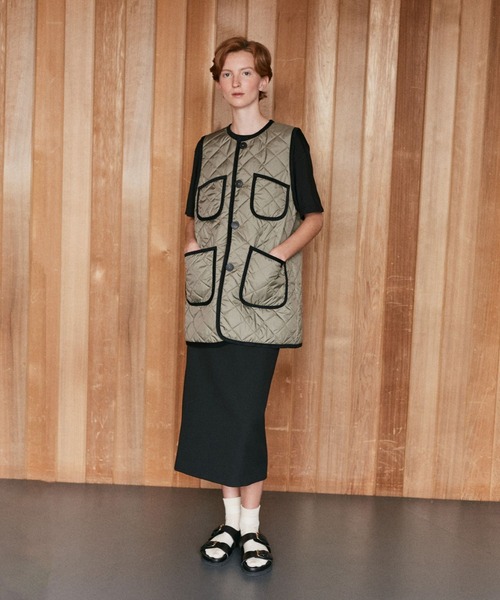 LAVENHAM ベスト ジレ Double Pocket Gilet Womens / ダブル