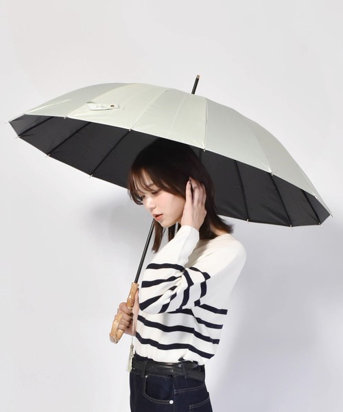 Waterfront（ウォーターフロント） 日傘 完全遮光 uvカット 傘 16K