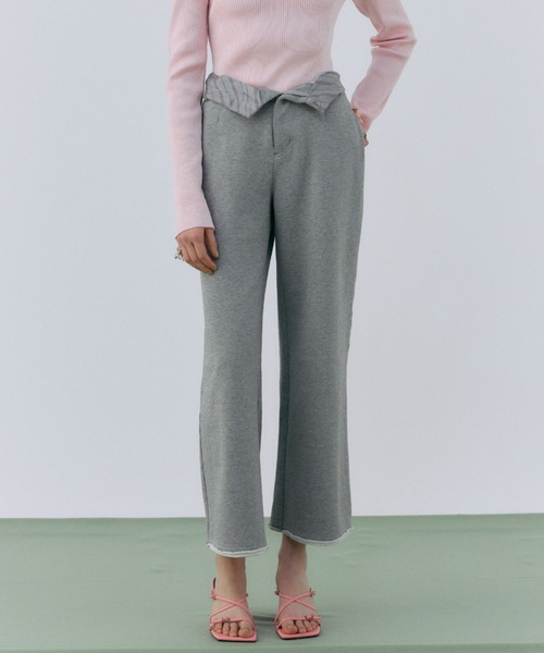 スウェットパンツ ジャージ SWEAT SLACKS PANTS/スウェットスラックスパンツ レディース_2