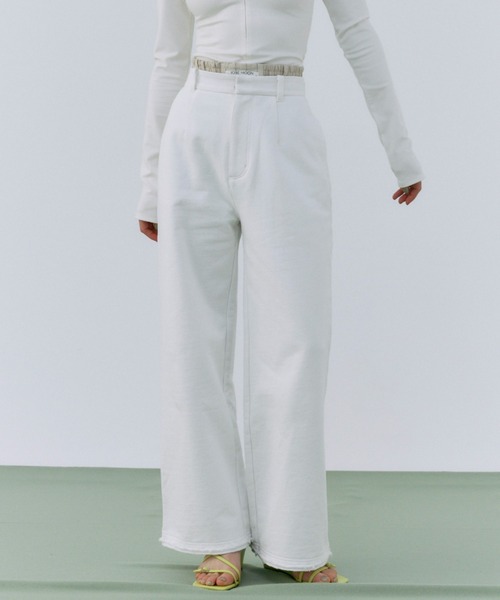スウェットパンツ ジャージ SWEAT SLACKS PANTS/スウェットスラックスパンツ レディース