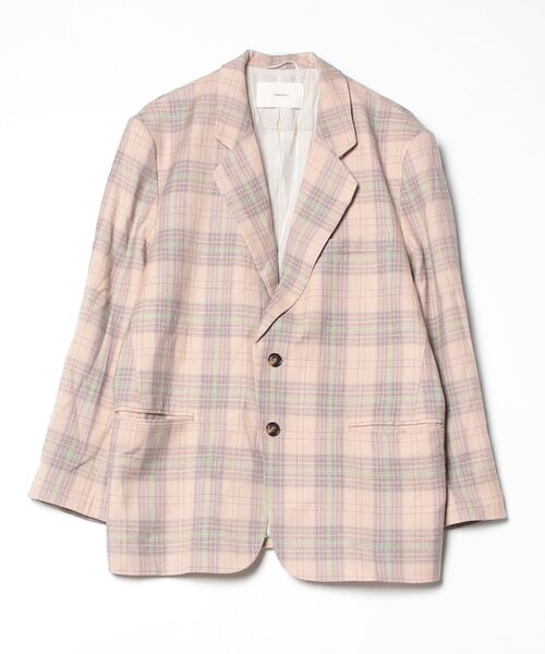 新品タグ付きtodayful チェック柄 テーラードジャケット 36 TODAYFUL 「TODAYFUL」 チェック柄テーラードジャケット - ベージュ
