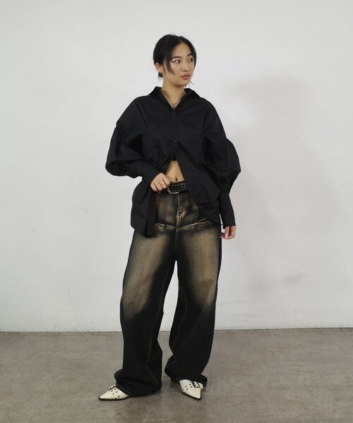ブラウス シャツ 「Six M/シックスエム」デザインシャツ レディース Six M ブラウス シャツ 「Six M/シックスエム」デザインシャツ