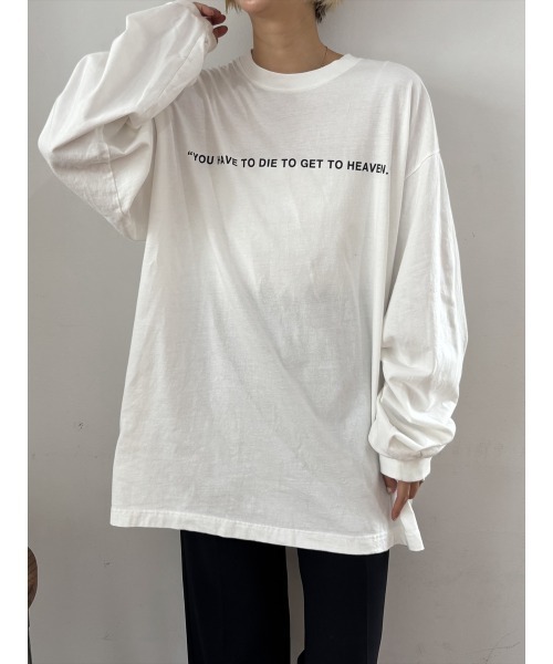 tシャツ オーバーサイズロゴロンT レディース