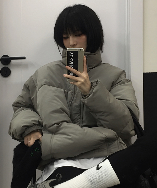 「c.u.l」 ブルゾン L グレー レディース_画像9