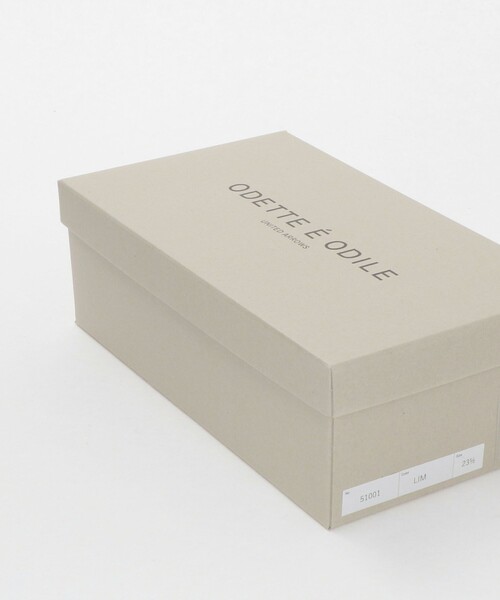 最終値下げ　odette e odeal セパレートオープンパンプス　24 新品 ODETTE E ODILE パンプス トランスルーセントヒールバックベルト