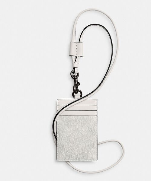 ビジネスにも★【COACH】IDケース IDランヤード 定期入 COACH パスケース ID ランヤード・シグネチャー : ZOZOTOWN