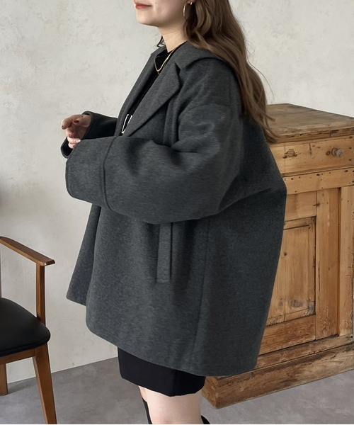 「prose verse」 チェスターコート MEDIUM ブラウン レディース_画像4