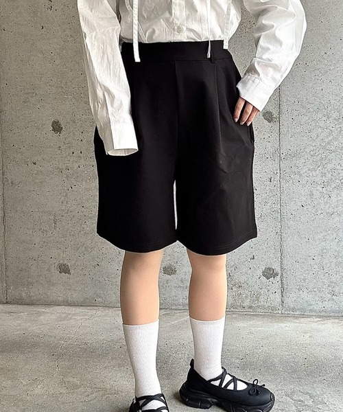 ハーフパンツ 2025年春夏 新色追加】クレープガーゼベーシックハーフパンツ