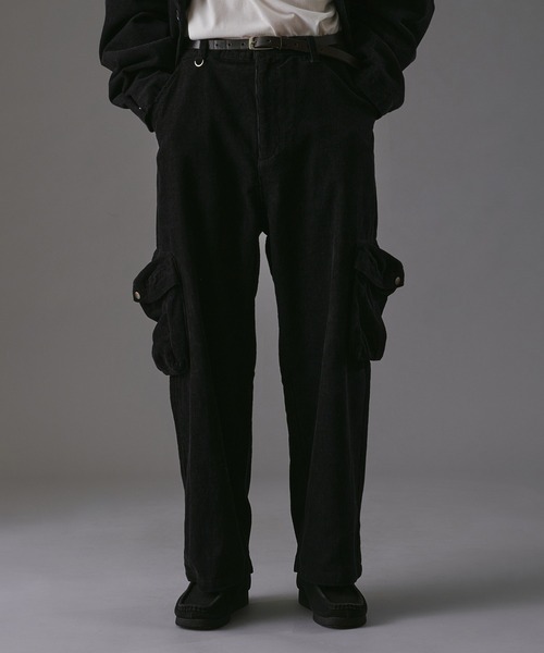 「WETTEMPT」 カーゴパンツ SMALL ブラック メンズ_画像7
