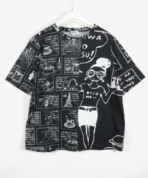 tシャツ コットン１００％プリント柄プルオーバー レディース