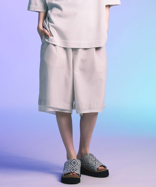 MAISON SPECIAL パンツ 「UNISEX」Layered Sheer Prime-Wide