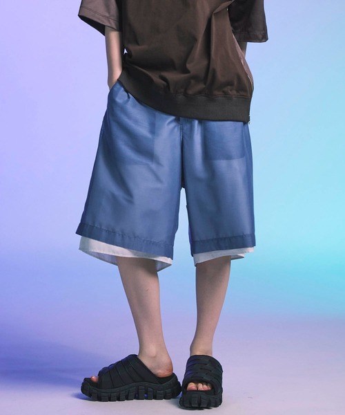 MAISON SPECIAL パンツ 「UNISEX」Layered Sheer Prime-Wide