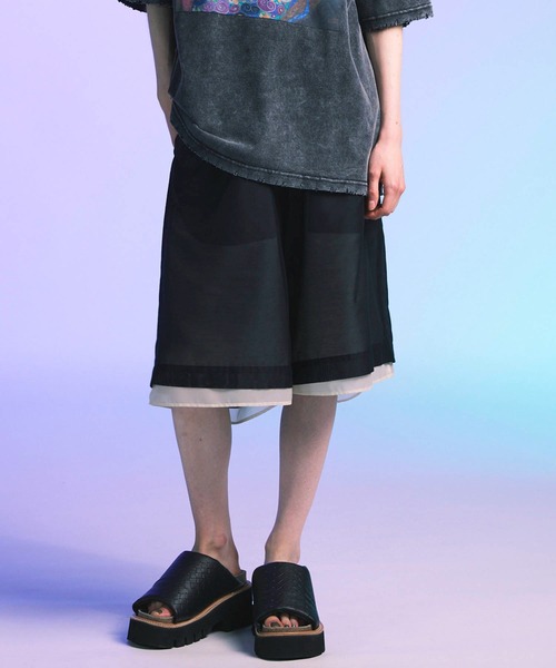 MAISON SPECIAL / プライムワイドサイドラインショーツ セール】《UNISEX》Prime-Wide Side Line Shorts/プライムワイド