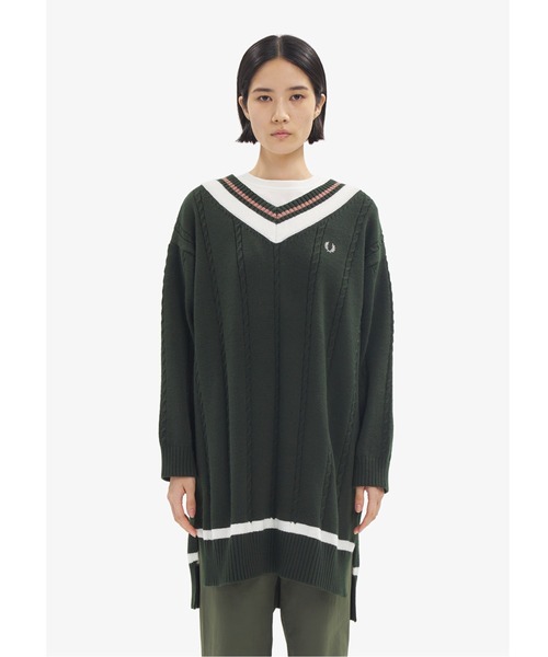 FRED PERRY（フレッドペリー） ニットワンピース 10 ベージュ