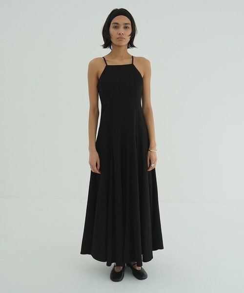 game様　クラネ CLANE 0 ブラック キャミワンピース ロングワンピース CLANE（クラネ） ワンピース FLARE CAMI ONEPIECE : ZOZOTOWN Yahoo!店