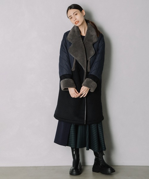 MARECHAL TERRE（マルシャルテル） チェスターコート MEDIUM ネイビー