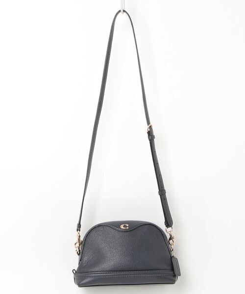 COACH ショルダーバッグ ネイビー COACH 「COACH」 ワンポイントショルダーバッグ - ネイビー