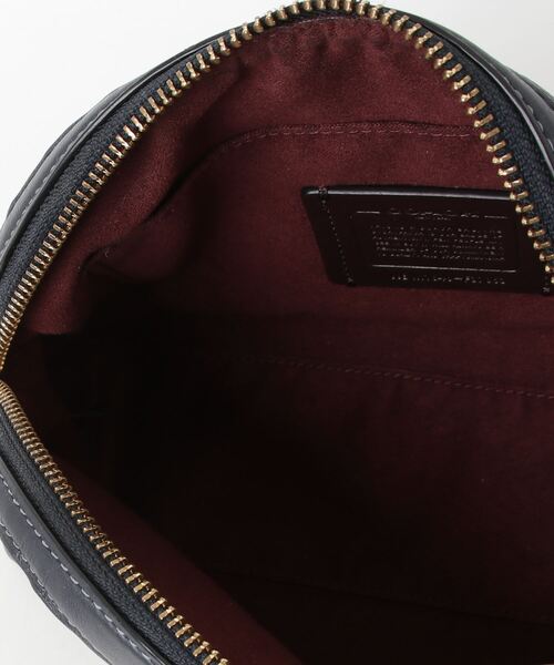COACH 「COACH」 ワンポイントショルダーバッグ - ネイビー