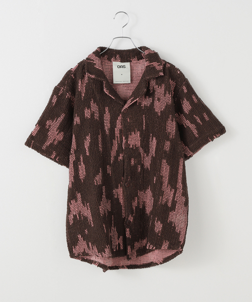 ブラウス シャツ 「OAS/オーエーエス」Brink Palmer Crochet Shirt レディース