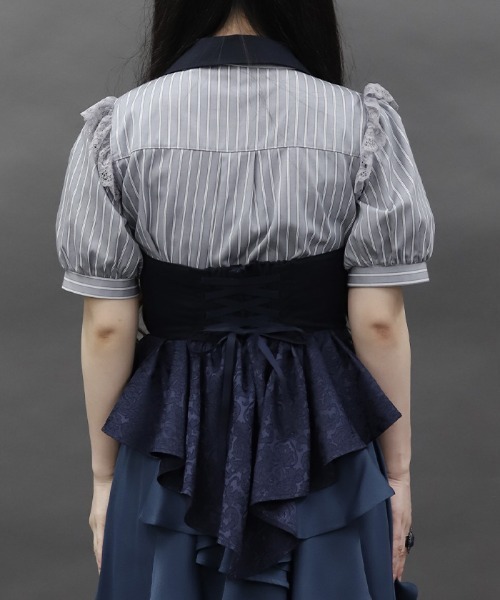 axes femme POETIQUE ベスト ジレ ジャカードホルターベスト