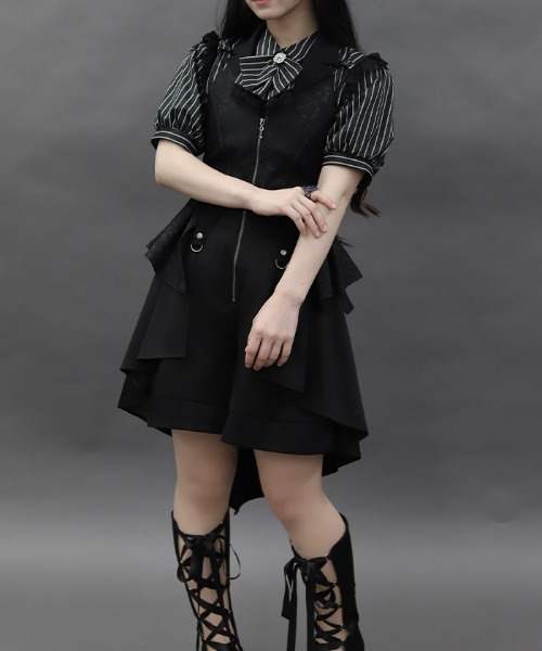 ベスト ジレ ジャカードホルターベスト レディース axes femme POETIQUE ベスト ジレ ジャカードホルターベスト