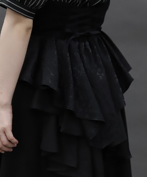axes femme POETIQUE ベスト ジレ ジャカードホルターベスト