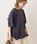 tシャツ 半袖 バックフリルラウンドカットプル...の詳細画像3