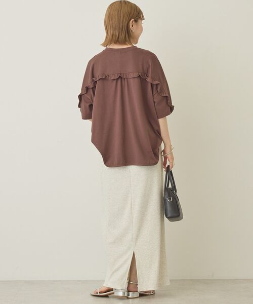 タグなし　新品　アメリカンホリック　バックフリルラウンドカットプルオーバー　Ｍ バックフリルラウンドカットプルオーバー/AMERICAN HOLIC