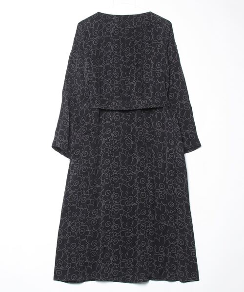 Marimekko　マリメッコ　ワンピース　ピルック　ブラック　サイズ42 marimekko ワンピース Tyvari Piirto Unikko / dress : ZOZOTOWN