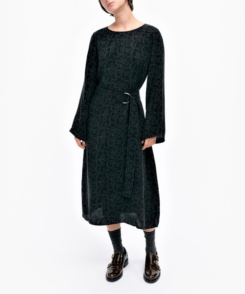 marimekko ワンピース Tyvari Piirto Unikko / dress : ZOZOTOWN