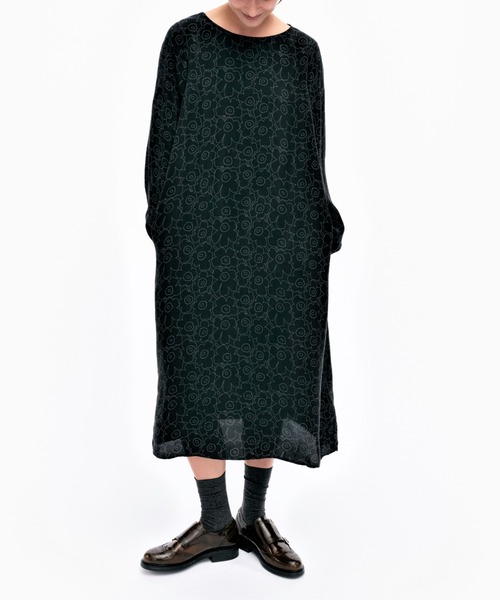 marimekko ワンピース Tyvari Piirto Unikko / dress : ZOZOTOWN