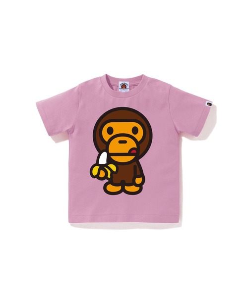 tシャツ BANANA ON BABY MILO TEE レディース BAPE White Banana On Baby Milo T-shirt A Bathing Ape