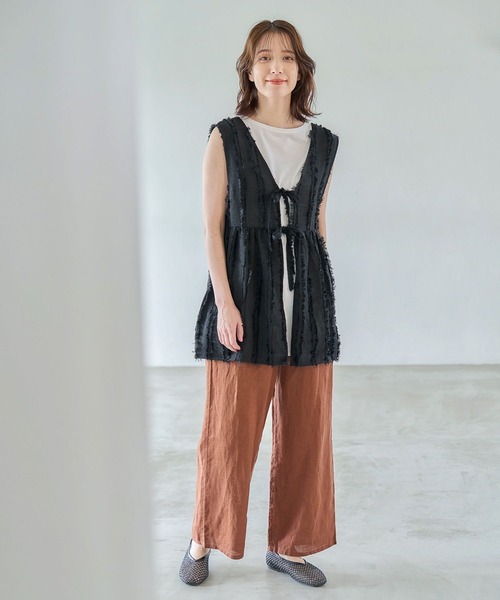 studio CLIP スタディオクリップ リネンパンツ studio CLIP（スタディオクリップ） パンツ 「リネン100%」ストレート