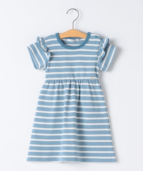 SHIPS（シップス） ワンピース SHIPS KIDS:90cm / ボーダー フリル 