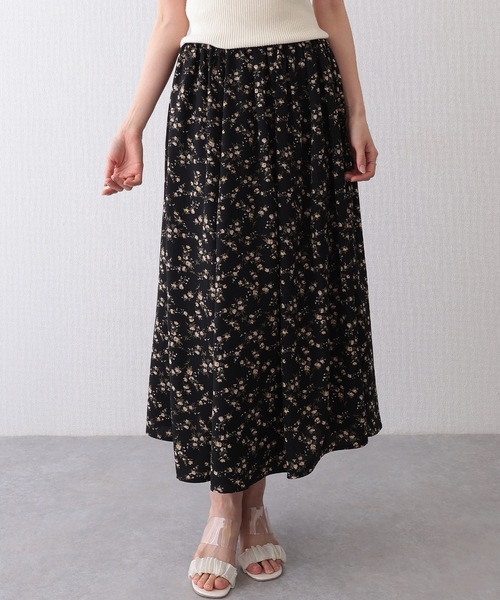 Lace Ladies（レースレディース） スカート 小花柄 ギャザー ロング