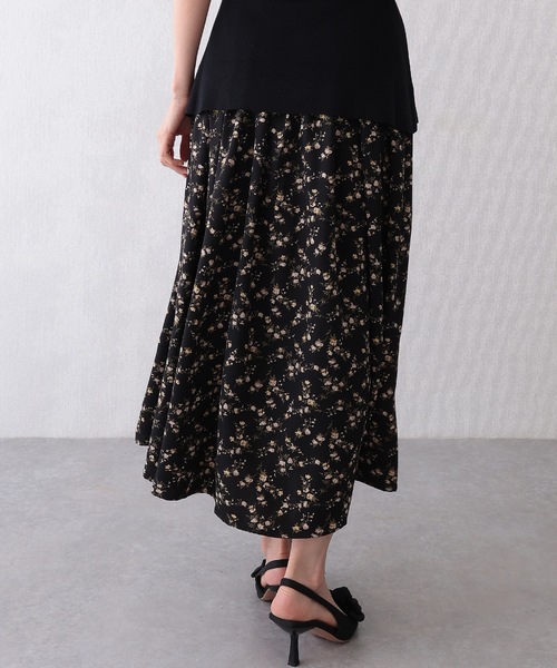 Lace Ladies（レースレディース） スカート 小花柄 ギャザー ロング