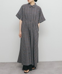 ワンピース チェックWIDEフレアワンピース｜ZOZOTOWN Yahoo!店